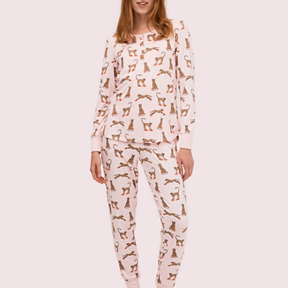 kate spade Other - NWT Kate Spade cats in shoes pj's size M